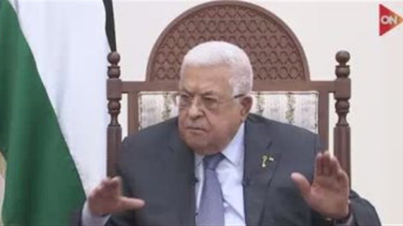  الرئيس الفلسطيني،
