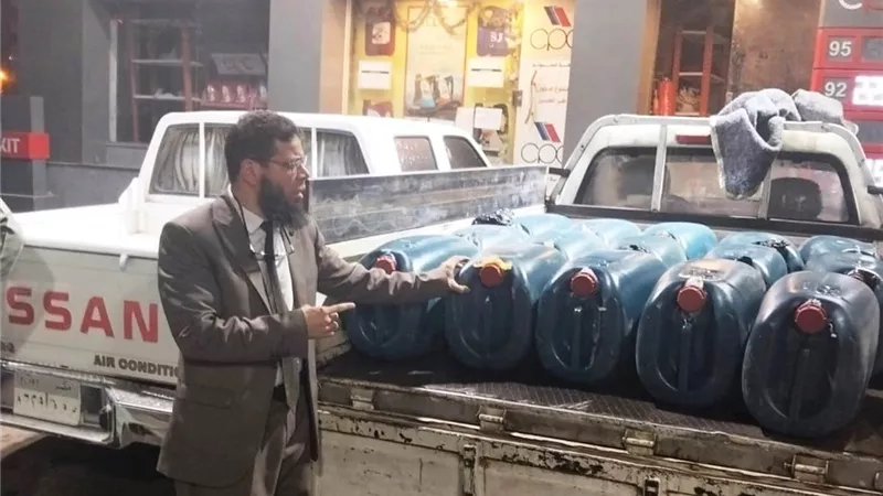 ضبط 1155 لتر بنزين وسولار قبل بيعهم بالسوق السوداء في أسوان