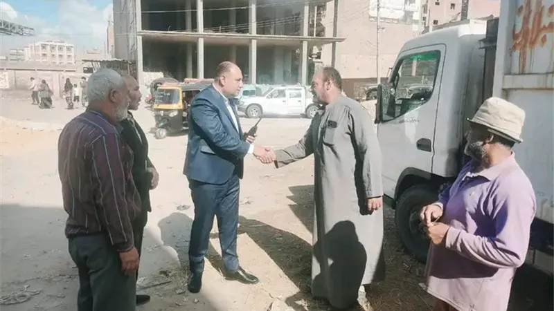 متابعة ميدانية مكثفة لمنظومة النظافة بالسنبلاوين