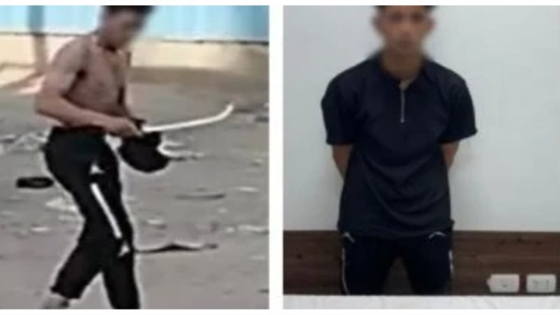 ضبط المتهم بالاعتداء