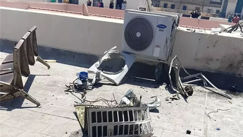 انفجار تكييف