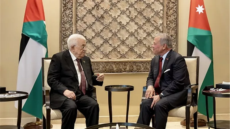 عباس وعبد الله الثاني يبحثان تطورات الأوضاع في فلسطين