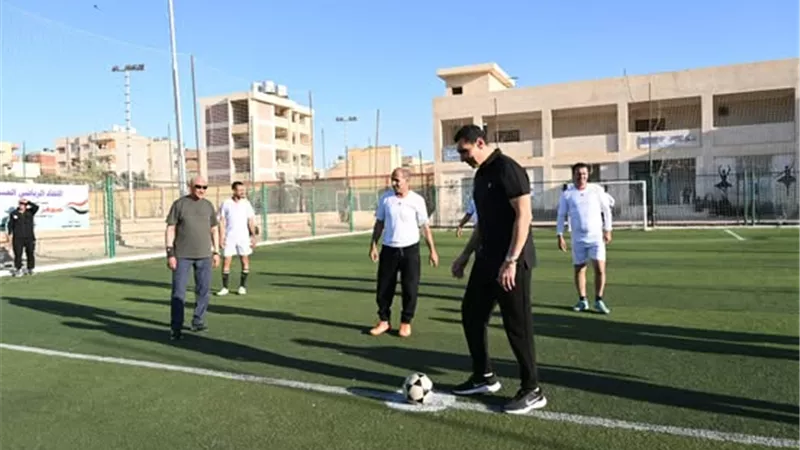 جولة موسعة لوزير الرياضة داخل مركز شباب العريش ضمن احتفالات العيد القومي لسيناء