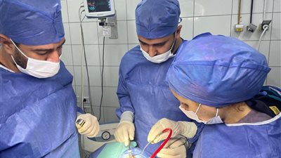 تدخل جراحي دقيق لمصاب بمستشفى ميت غمر يعيد بناء الوجه وقاع العين