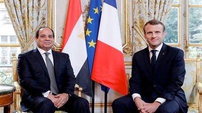 السيسي وماكرون يبحثان غزة ولبنان ويؤكدان رفض المساس بسيادة الدول العربية