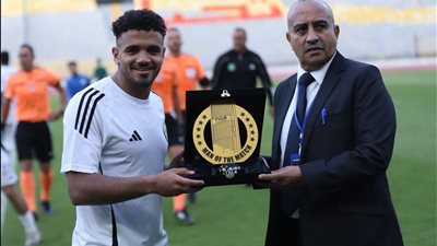 رشاد المتولي يحصد جائزة رجل المباراة في فوز مودرن سبورت على فاركو
