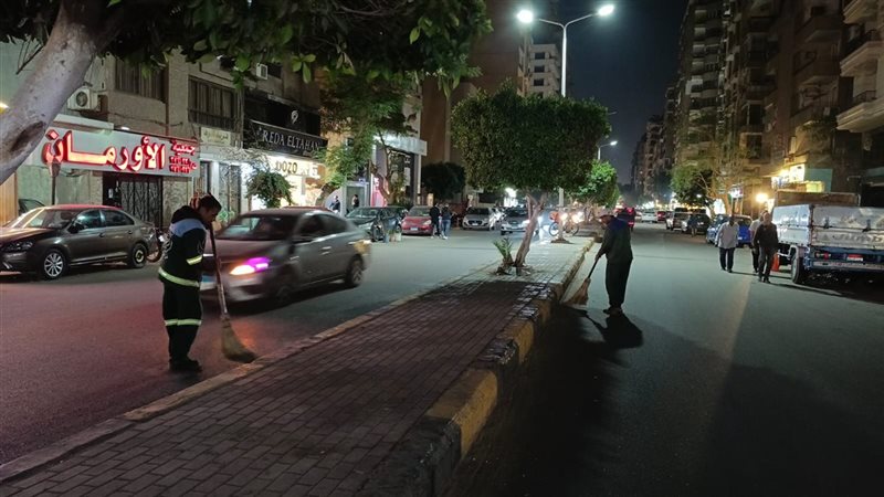 أعمال النظافة بحي