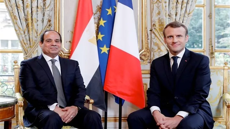 السيسي وماكرون يبحثان غزة ولبنان ويؤكدان رفض المساس بسيادة الدول العربية