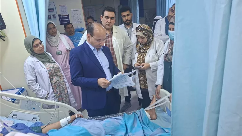 وكيل صحة الدقهلية يتفقد مستشفى شربين المركزي لمتابعة التطوير ورفع الكفاءة
