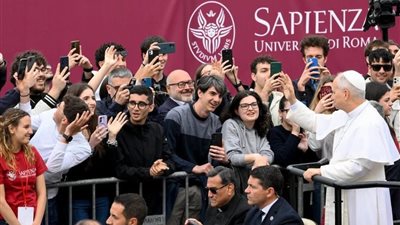 البابا لاون لطلاب جامعة لاسابينزا ..افتحوا ممر إنساني جامعي لطلاب من قطاع غزة