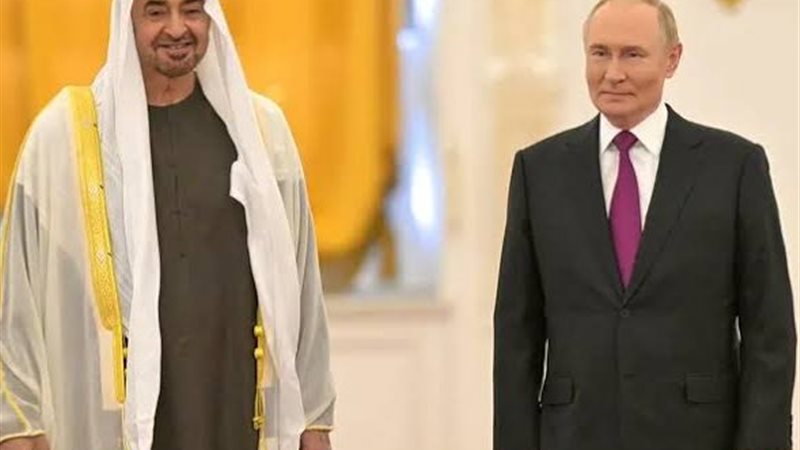 بوتين ومحمد بن زايد