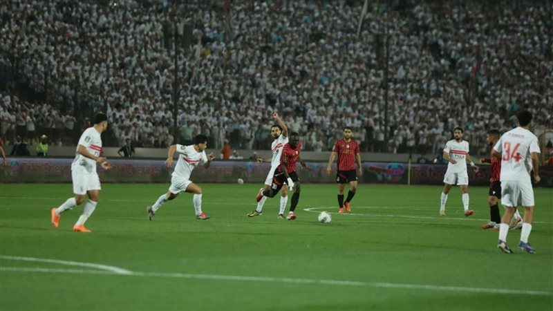 من مباراة الزمالك