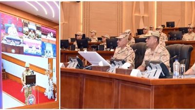 القائد العام للقوات المسلحة يشهد المرحلة الرئيسية لمشروع مراكز القيادة التعبوي 