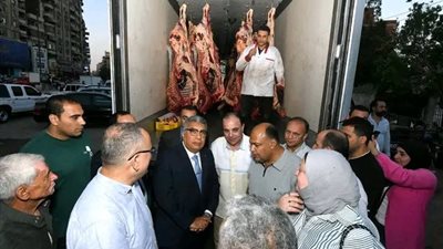 محافظ الدقهلية يدشن مبادرة «في حب مصر» لخفض أسعار اللحوم لـ300 جنيه 