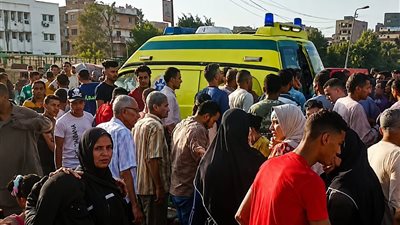 إصابة 10 أشخاص إثر انقلاب ميني باص بالمنيا الجديدة