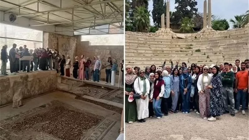 طلاب آثار عين شمس في جولة ميدانية لاكتشاف آثار الإسكندرية اليونانية