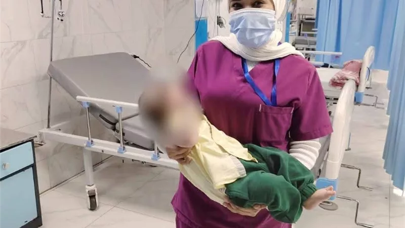 إنقاذ حياة طفل رضيع مصاب بجلطة في المخ داخل مستشفي بلبيس المركزي