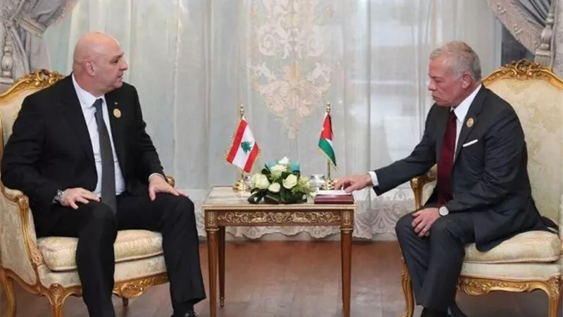 لبنان والأردن يبحثان خفض التوتر بالمنطقة ومواجهة الاعتداءات الإسرائيلية المتزايدة