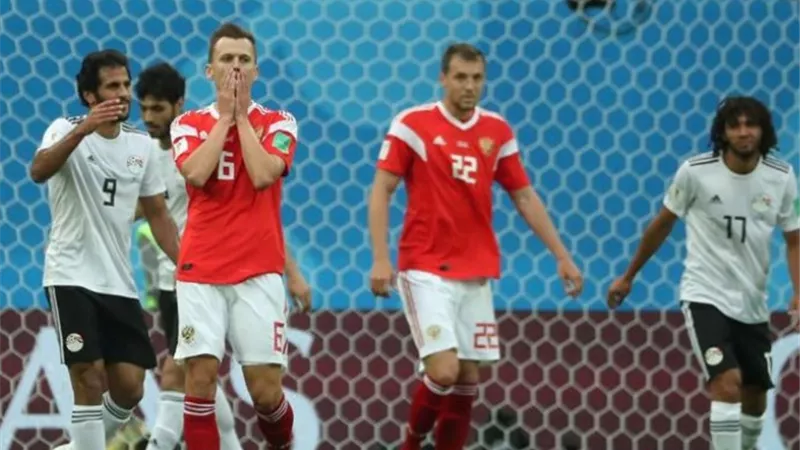 تاريخ مواجهات مصر وروسيا قبل مباراة اليوم