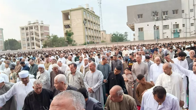 الآلاف يؤدون صلاة عيد الأضحى بالمنوفية وسط أجواء من البهجة والروحانيات
