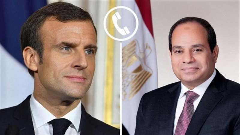 الرئيس السيسي ماكرون