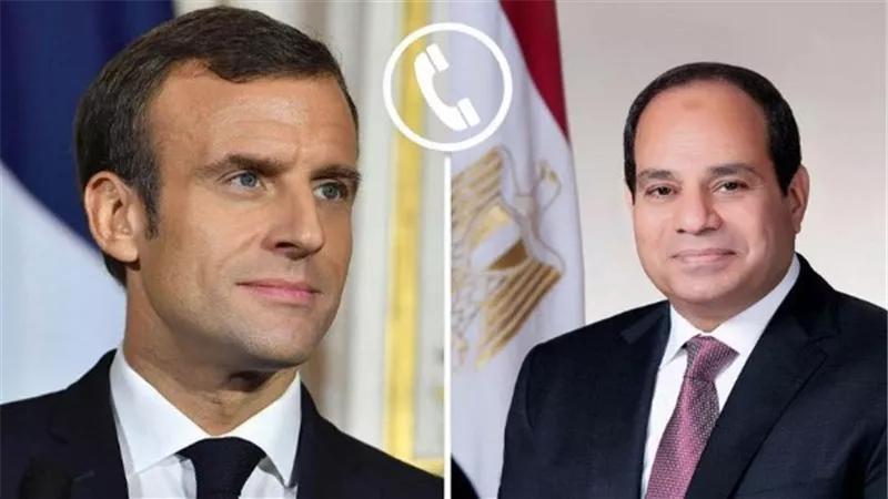 الرئيس السيسي وماكرون يبحثان هاتفيًا العلاقات الثنائية ومستجدات القضية الفلسطينية وإيران