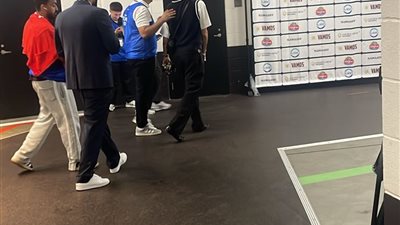 وسام أبو علي يدعم الفراعنة من المدرجات قبل مواجهة البرازيل استعدادًا للمونديال