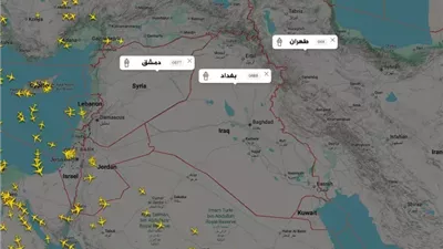 اضطراب حركة الطيران بالمنطقة مع تصاعد المواجهة بين إيران وإسرائيل