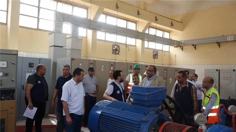 رئيس مياه سوهاج يتفقد محطات الشرب والصرف الصحي ويؤكد الالتزام بمعاييرالتشغيل والجودة