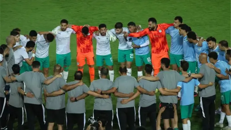 المصري يتقدم على إنبي بهدف في الشوط الأول بنهائي كأس عاصمة مصر