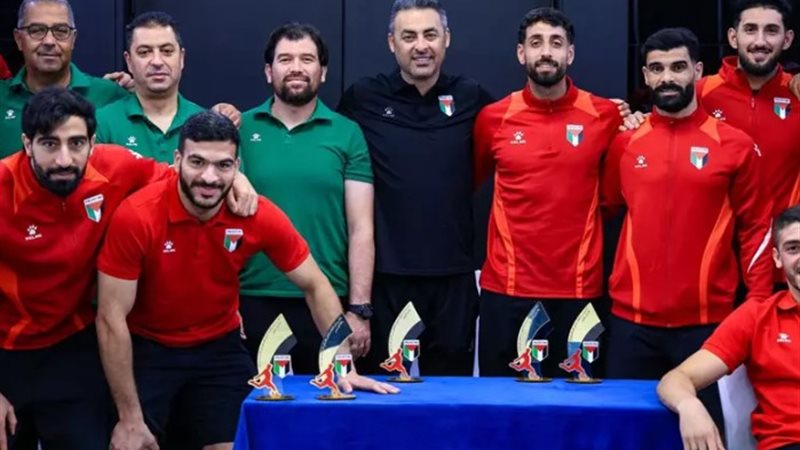 تكريم منتخب فلسطين