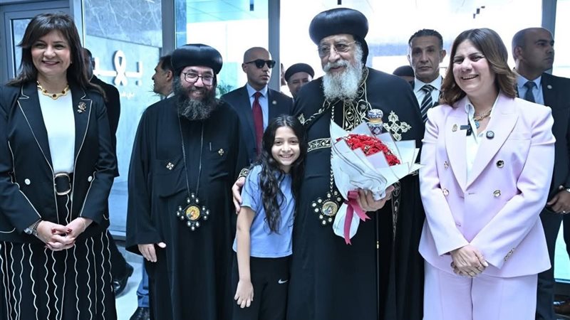 البابا تواضروس أثناء