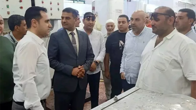 نائب محافظ الدقهلية يتفقد المنطقة الصناعية بجمصة لدعم المستثمرين 