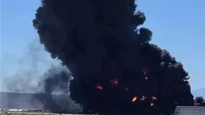 مصرع 8 عسكريين في تحطم القاذفة الأمريكية خلال مهمة اختبارية بكاليفورنيا