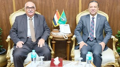 محافظ المنوفية يستقبل رئيس هيئة قضايا الدولة 