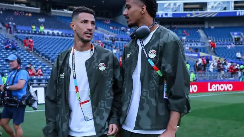 كأس العالم.. منتخب مصر يتفقد أرضية ملعب المباراة قبل مباراة بلجيكا 