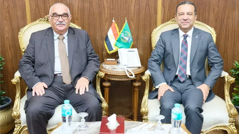 محافظ المنوفية يستقبل رئيس هيئة قضايا الدولة 