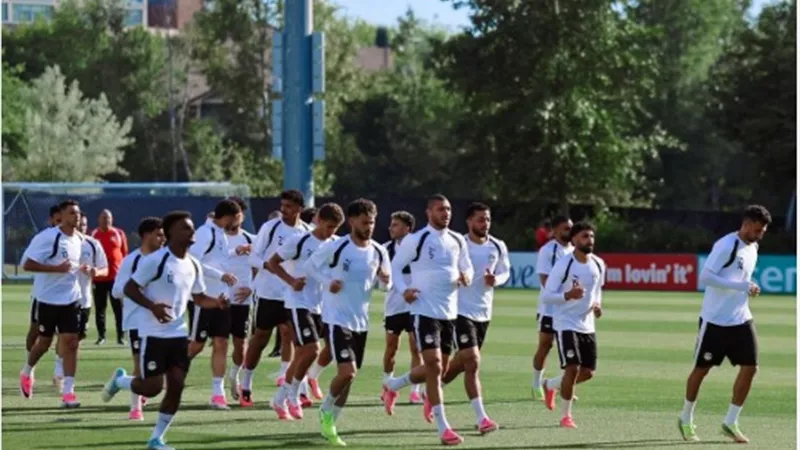 منتخب مصر يواصل الاستعداد لمواجهة إيران في كأس العالم