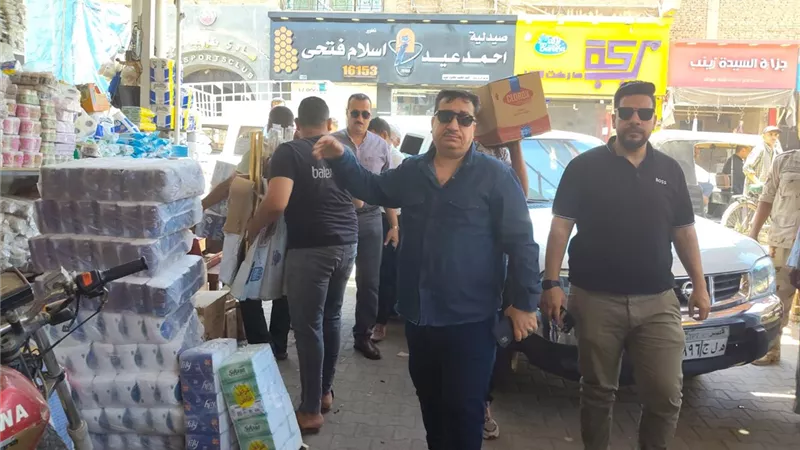 الشطوري رئيس مدينة طهطا يقودحملة موسعة لإزالة الإشغالات