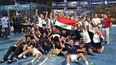 مصر تتوج بكأس أفريقيا الأولى لناشئي البادل
