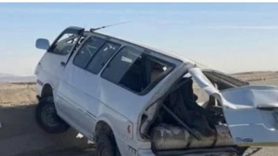 إصابة 8 أشخاص إثر انقلاب ميكروباص على طريق دمنهور - الدلنجات
