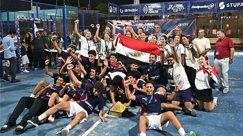 مصر تتوج بكأس أفريقيا الأولى لناشئي البادل
