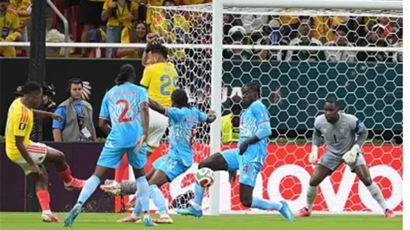 كولومبيا تهزم الكونغو الديمقراطية بهدف نظيف في كأس العالم