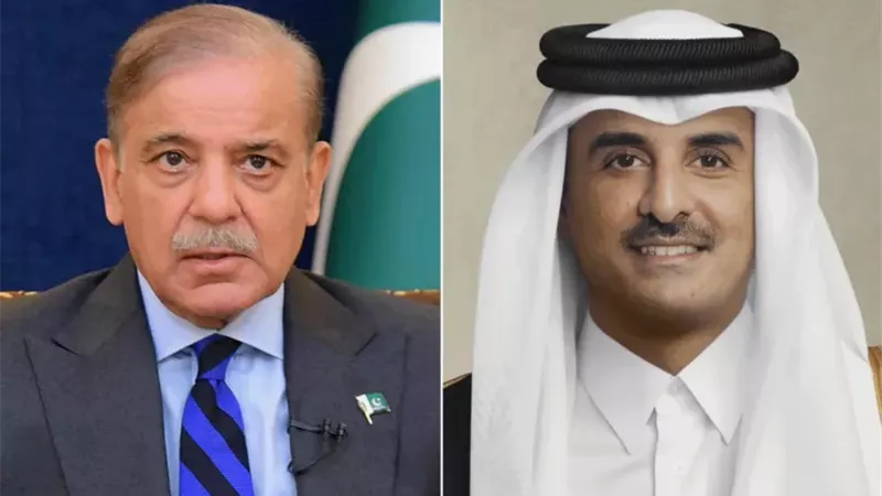 أمير قطر ورئيس وزراء