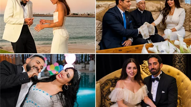 بعد زواج أحمد السعدني المفاجئ.. أشهر الزيجات الفنية التي أشعلت مواقع التواصل