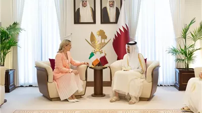 قطر وأيرلندا تبحثان تعزيز الاستقرار الإقليمي وتوقعان مذكرة للتشاور السياسي