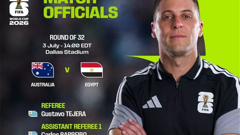 فيفا يعلن تعيين الأوروجوياني تيجيرا لإدارة مواجهة مصر وأستراليا