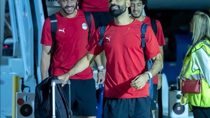 منتخب مصر يصل دالاس