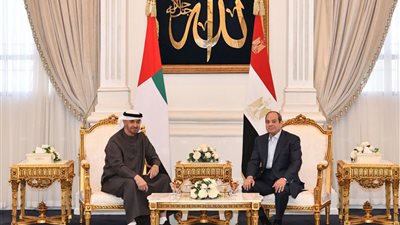 الرئيس السيسى والشيخ محمد بن زايد يبحثان مستجدات الشرق الأوسط وجهود تجنب التصعيد