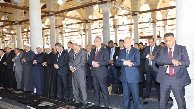 محافظ الجيزة يشارك في احتفالات العيد القومي للقاهرة